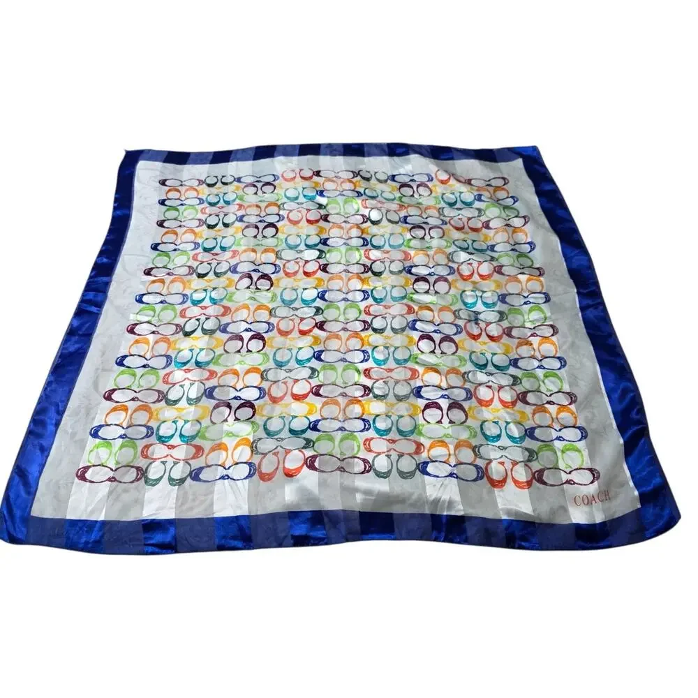 Vintage Coach Silk Scarf 37